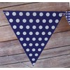 Quasimoon Purple Mix Pattern Triangle Pennant Banner by PaperLanternSt