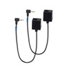 baolongking RJ9/RJ22 Female to 2.5mm Male Headset Adapter 2pcs