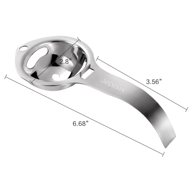 2 Pieces Egg separator, egg white and yolk separator, stainless