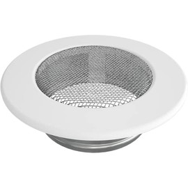 Kratki Guard Ventilation Grille Round Fi 100 mm White