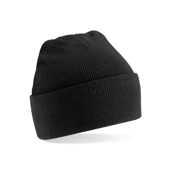 Beechfield Classic Cuffed Beanie - Warm and Stylish Hat Black