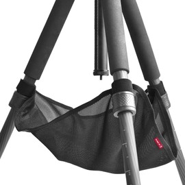 KANI Tripod Accessory Stone Bag Mesh Black for Large and Medium Tripods, Leg Lock Suspension Type, Velcro Fixation, Black Polyester, 810649