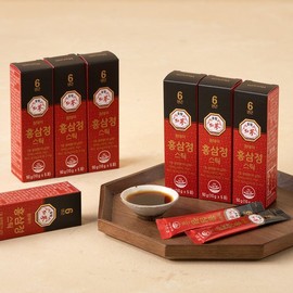 Hurum One Day Red Ginseng Extract Stick 10gx60 Packets  / 휴럼 원데이 홍삼정스틱 10gx60포