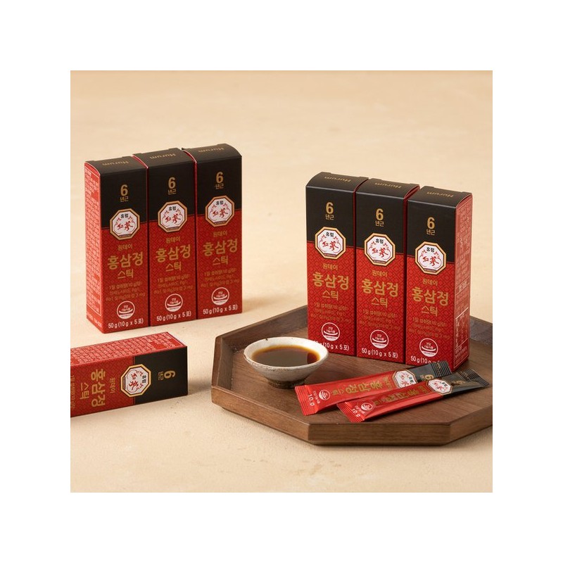 Hurum One Day Red Ginseng Extract Stick 10gx60 Packets /