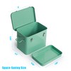 Luwint Seed Storage Organizer, Metal Saving Box Container with Removable