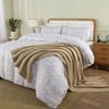 Utopia Bedding Double Paisley Lavender Print Duvet Cover Set -