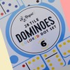 Regal Games Double 6 Colored Dot Dominoes with Reusable Collectors