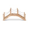 Shine Company 4963N Decorative Cedar Wood Garden Bridge with Side