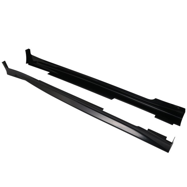 Side Skirts Compatible with 2014-2023 Infiniti Q50, Side Skirts 2PCS - ABS by IKON MOTORSPORTS,  2015 2016 2017 2018