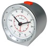 ATRIUM A960-19 Radio Alarm Clock Analogue Silver without Ticking with