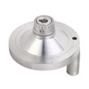 Hand Wheel Crank Handwheel Aluminum Alloy 0‑1mm Scale 80mm Diameter