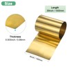 M METERXITY Brass Sheet Roll, 39"x 4"x 0.003"(LxWxT) Metal Foil