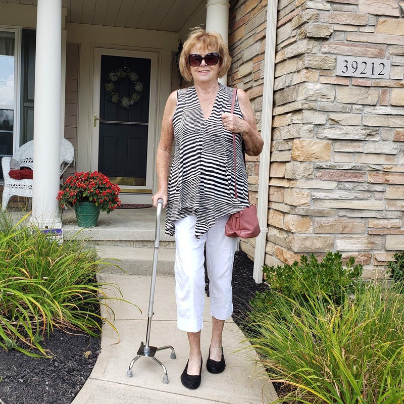 Carex Quad Cane with Large Base - Quad Walking Cane