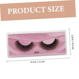 Outanaya Natural Eyelashes Kit 12 Pairs Fake Eyelashes Grafting Tool for Stage Daily Makeup