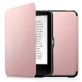 Fintie Case for Tolino Vision 4 HD/Vision 3 HD/Vision 2 / Vision 1 / Shine 2 HD eReader - Ultra Slim Case with Sleep Mode and Magnetic Closure - Rose Gold