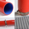 G-PLUS Silicone Radiator Coolant Hose Kit Clamps Compatible With 2002-2007
