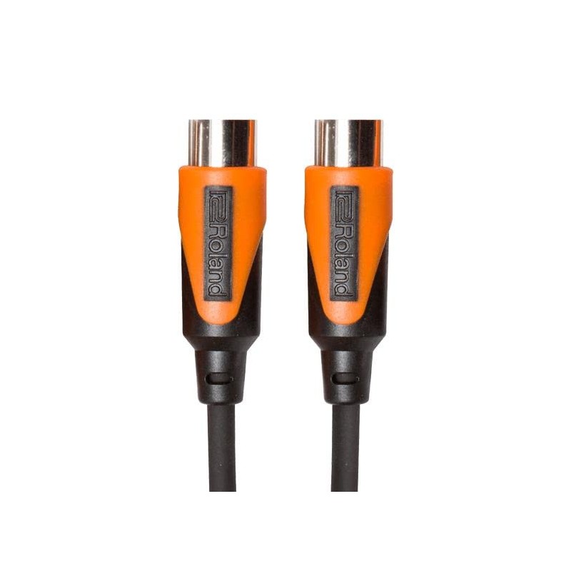 Roland Rmidi-B5 Black Series Midi Cable. Straight Din Connectors, 5Ft