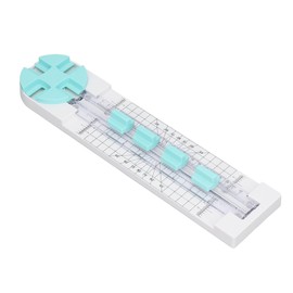 Paper Cutter, 4 in 1 Craft Paper Trimmer with Automatic Security Safeguard and Side Ruler Portable Paper Trimmer Photo Cutter Trimmer for Cutting Straight Dashed Curves Creasing Lines