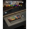 SABLUTE Gaming Keyboard and Mouse, Quiet Membrane with RGB Backlit