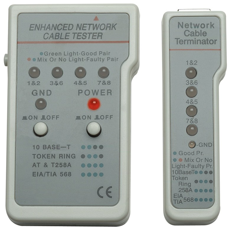 MANHATTAN Multifunction Cable Tester RJ-45/RJ-11 (351898)