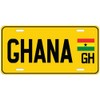 Ghana GH Flat Novelty Car Auto License Plate