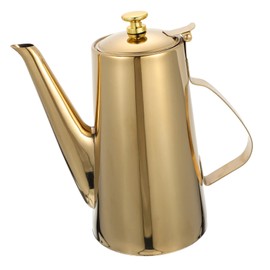 CIYODO Stainless Steel Oil Dispenser Bottle Handheld Kitchen Oil Storage Kettle for Oil Vinegar and Cooking Oil Leakproof Design for Easy Pouring