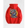 Cartoon Rat Graphic Hoodie 100% Cotton US Warehouse 7 ColorsColor: