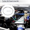 RATCHROLL an-3 Turbo Oil Feed Line Kit 2.83ft Pressure Remote