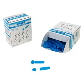 Romed Lancets Blood Lancets Tri Bevel in Blue Pack of 100