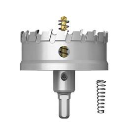 GSTK Upgrade Heavy Duty Carbide Hole Saw,Metal Steel Hole Saw Drill Bit,TCT Hole Cutter-Alloy Hardness Upgrade, Life Upgrade,Use for Stainless Steel, mild Steel, Iron, Copper,etc (80mm|3-5/32")