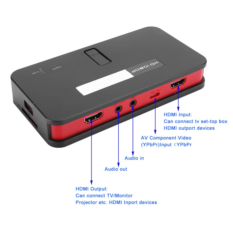 High Definition Games Record Live Video Capture Box Computer USB