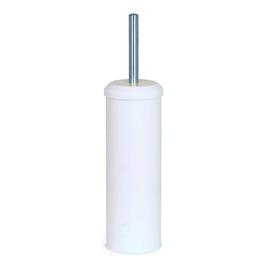 Sabichi Toilet Brush & Holder WHT 129284, Stainless-Steel, White