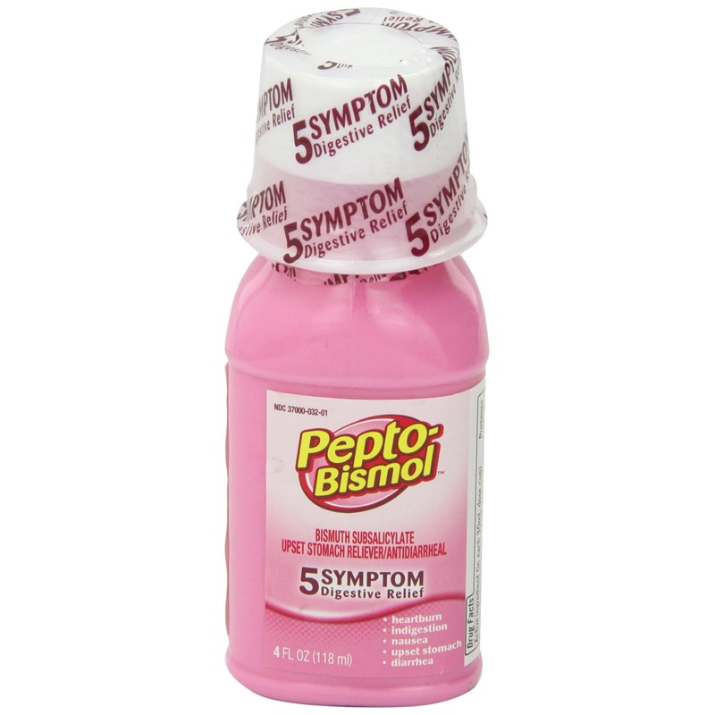 Pepto Bismol, 5 Symptom Digestive Relief, Original, 4 fl oz