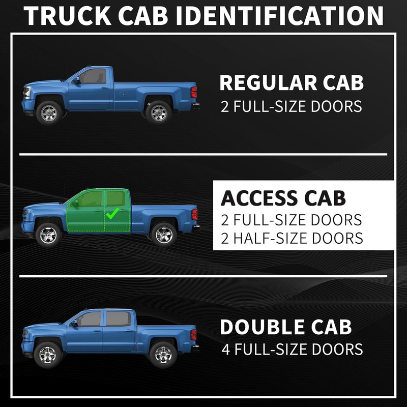 KUIPERAUTO 6 inches Running Boards Compatible with 2005-2024 Toyota Tacoma