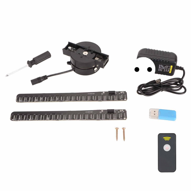 3D Hologram Fan 2000x224 224 LED Beads Support WiFi APP