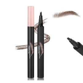 Microblading Eyebrow Pen - Liquid Eyebrow Pen - Square Angled Eyebrow Brush Natural Hair-Like Brow - Long-Lasting, Waterproof Eye brow Pencil for Women and Girls Makeup