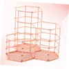 KICHOUSE Desk Pencil Pen Holder in Rose Gold Stationery Organizer