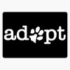 Adopt Pet With Paw Print Sticker Poster Pillows Cases Waterproof