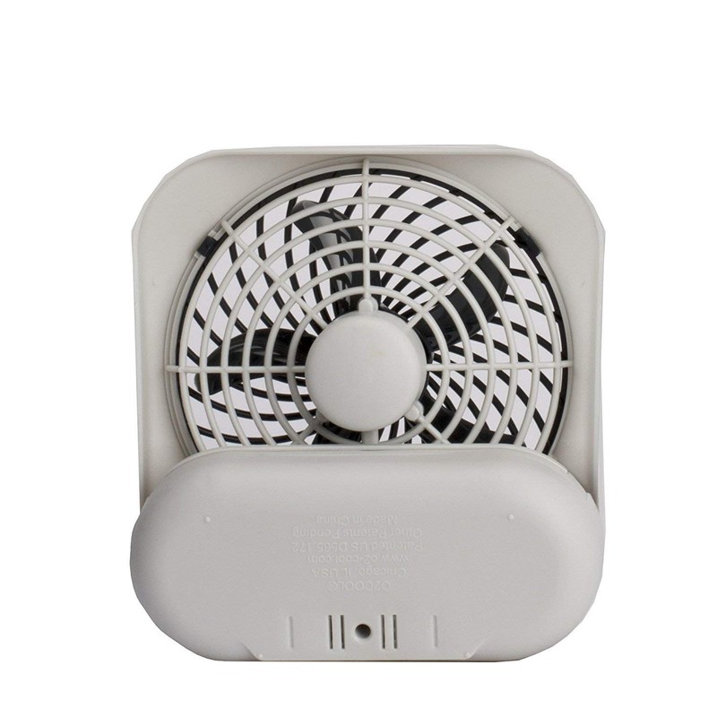 TREVA/O2COOL "Desk Fan,5"" dia. Blade,2 Speed", 1 ea (FD05004)
