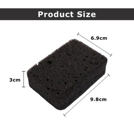 JINJUMEI Pack of 4 Kitchen Sponge Washing Up Sponge Magic Eraser Cleaning Sponge Dish Sponge Cleaning Sponge with Scouring Fleece for Kitchen, Home, Wall, Sink, Bathroom