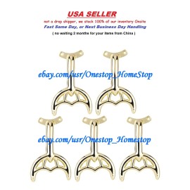 Westinghouse 5 - 52" Polished Brass Ceiling Fan Blade Arms, Replacement Brackets,  Brand NEW