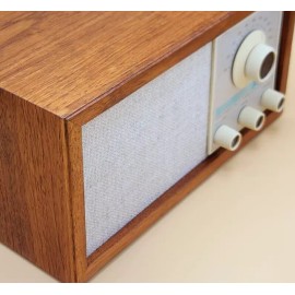 KLH NEW Replacement Grill KLH Model Twenty One 21 Radio Precut Easy Install Lite Tan