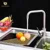 Snailhouse Small Triangle Roll Up Dish Drying Rack, Stainless Steel