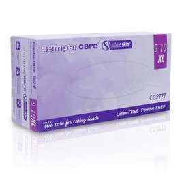Sempermed Sempercare Nitrile² Disposable Gloves, Size XL (Pack of 180)