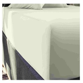 rejuvopedic NEW Ultrafresh Anti Allergy, 16" EXTRA DEEP Double Size Fitted Cream Sheet