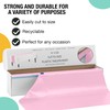 Exquisite Pink Plastic Table Runner Roll in A Slide Cutter