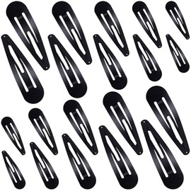 WILLBOND 40 Pasadores Pinzas de Cabello a Presión de Mujer Pinzas Grandes de Metal Horquillas de Pelo Clip Antideslizante 3.5 Pulgadas 3.1 Pulgadas 2.