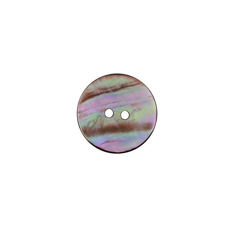 Pack of 6 Genuine Mother of Pearl Buttons 2 Holes