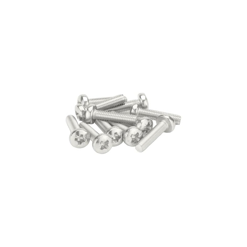 M4 (4mm x 25mm) Pozi Pan Head Machine Screws -