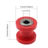 Windance 2pcs 10mm Chain Roller Pulley with Bolt Nut, Chain